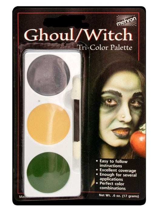 Tri Colour Make Up Palette Ghoul Witch
