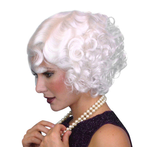 Cabaret White Wig | Buy Online - The Costume Company | Australian & Family Owned 