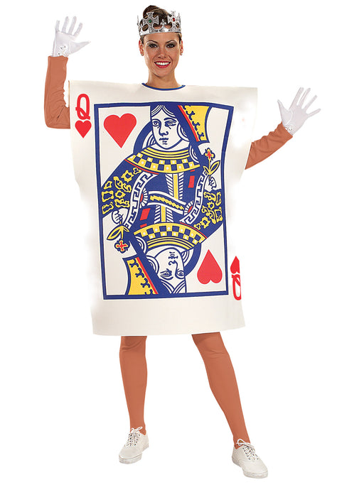 Queen Of Hearts Playing Card Adult Costume