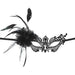 Filgree Floral Feathered Metal Eye Mask |  Buy Online - The Costume Company | Australian & Family Owned