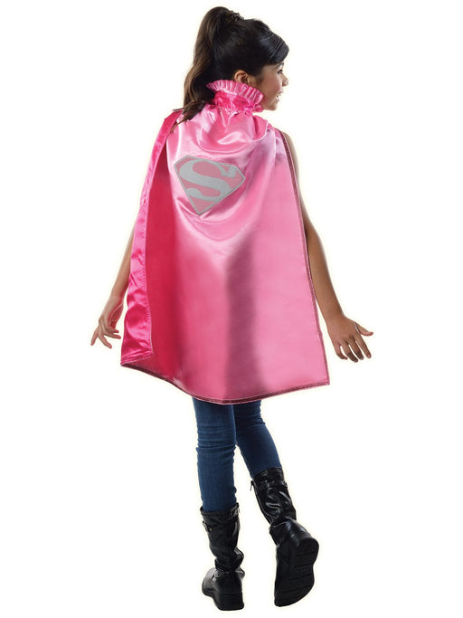 Supergirl Dc Pink Cape Child | Buy Online - The Costume Company | Australian & Family Owned 
