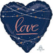 Jumbo HX Heart Navy Wedding love P32 | Buy Online - The Costume Company | Australian & Family Owned