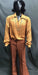 60-70s Mens Costume - Orange Shirt with Brown Pants - Hire - The Costume Company | Fancy Dress Costumes Hire and Purchase Brisbane and Australia