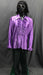 60-70s Mens Disco Costume - Purple Ruffle Shirt with Black Flares - Hire - The Costume Company | Fancy Dress Costumes Hire and Purchase Brisbane and Australia