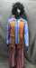 60-70s Mens Hippie Costume - Brown Tassel Vest with Coloured Flares - Hire - The Costume Company | Fancy Dress Costumes Hire and Purchase Brisbane and Australia