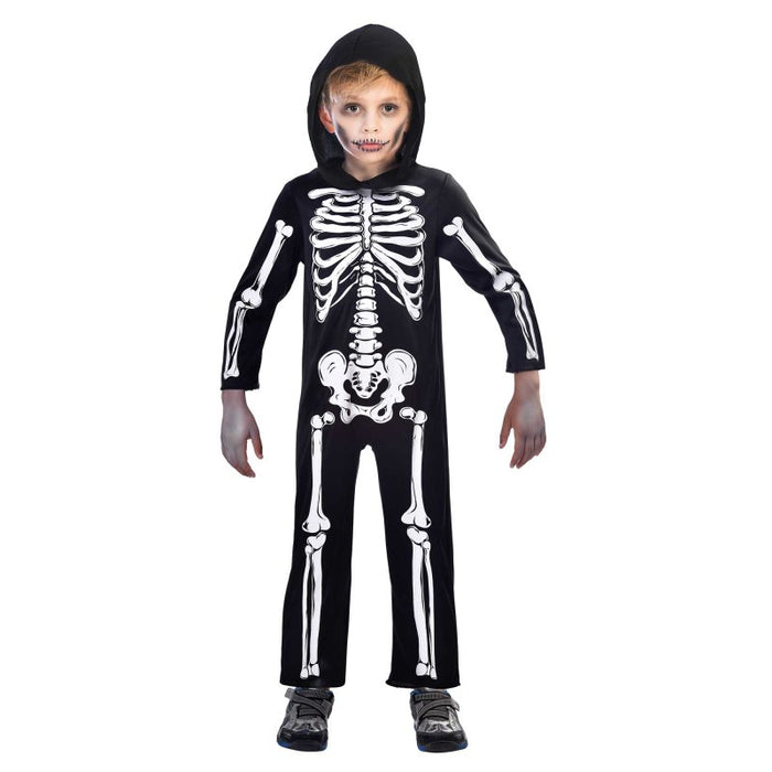 Skeleton Jumpsuit Costume ]