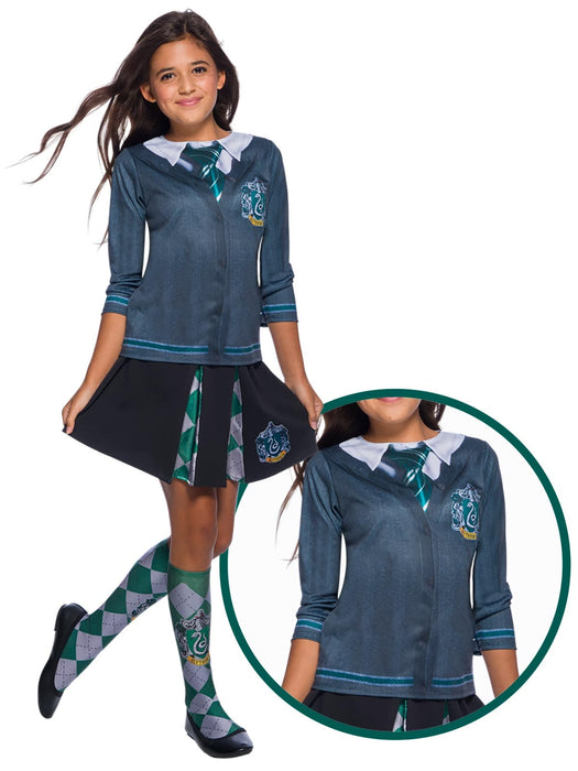 Slytherin Top Child Costume | Buy Online - The Costume Company | Australian & Family Owned 