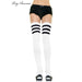 Athletic White Thigh High Socks | Buy Online - The Costume Company | Australian & Family Owned 