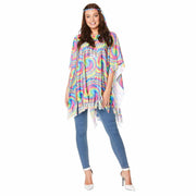 70's Tie Dye Poncho