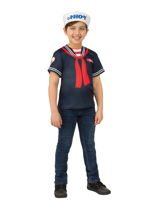 Steve Scoops Ahoy Stranger Things Child Top - Buy Online Only