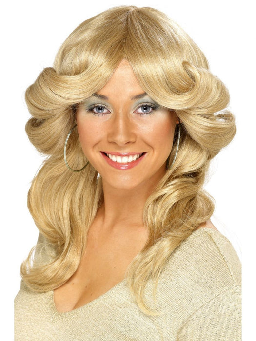 70's Flick Blond Wig | Buy Online - The Costume Company | Australian & Family Owned 