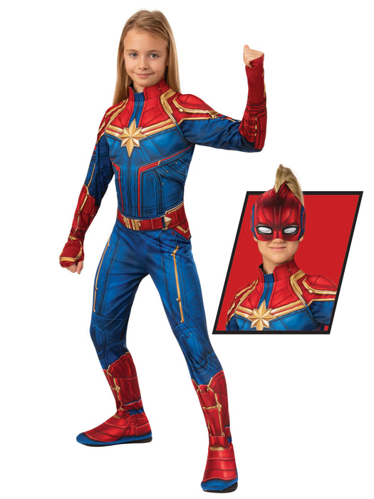Captain Marvel Classic Hero Suit Child Costume 