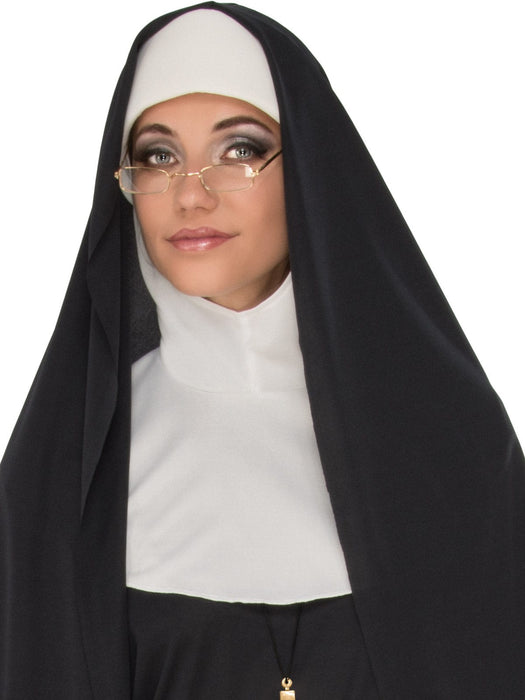 Nun Costume with Cross Necklace