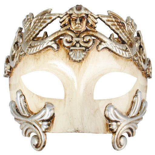 Antonio Platinum Roman Eye Mask | Buy Online - The Costume Company | Australian & Family Owned 