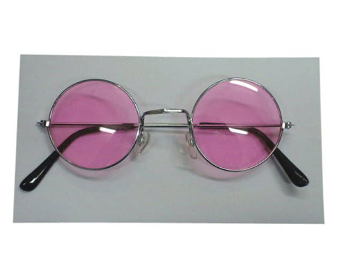 Pink Hippie Lennon Style Glasses | Buy Online - The Costume Company | Australian & Family Owned 