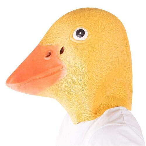 Yellow Duck Latex Mask |  Buy Online - The Costume Company | Australian & Family Owned 