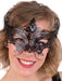 Champagne Metal Eye Mask with Clear Jewels |  Buy Online - The Costume Company | Australian & Family Owned 