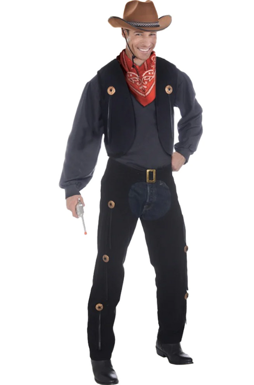 Cowboy Vest & Chaps Set | Buy Online - The Costume Company | Australian & Family Owned 
