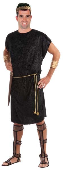 Tunic Black Roman Costume