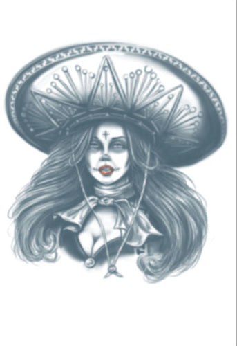 Bandita - Day Of The Dead Tattoo - The Costume Company | Fancy Dress Costumes Hire and Purchase Brisbane and Australia
