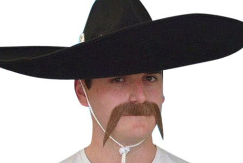 Mexican Western Moustache Brown