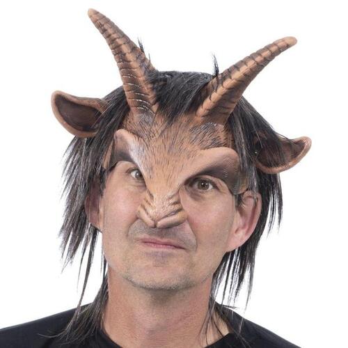 Goat Boy Latex Mask - Buy Online Only