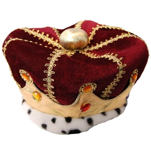 Plush Royal Kings Crown | Buy Online - The Costume Company | Australian & Family Owned