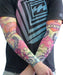 Tattoo Sleeve Coloured Love Design - The Costume Company | Fancy Dress Costumes Hire and Purchase Brisbane and Australia