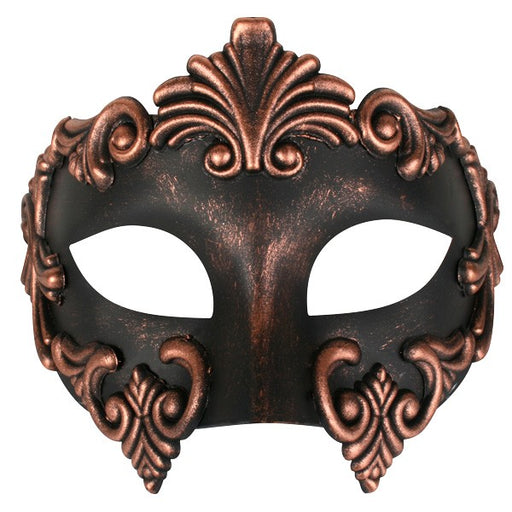 Lorenzo Copper Eye Mask | Buy Online - The Costume Company | Australian & Family Owned 
