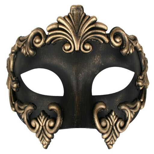 Lorenzo Gold Eye Mask | Buy Online - The Costume Company | Australian & Family Owned 