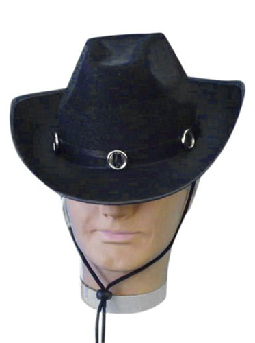 Cowboy Hat - Black - The Costume Company | Fancy Dress Costumes Hire and Purchase Brisbane and Australia
