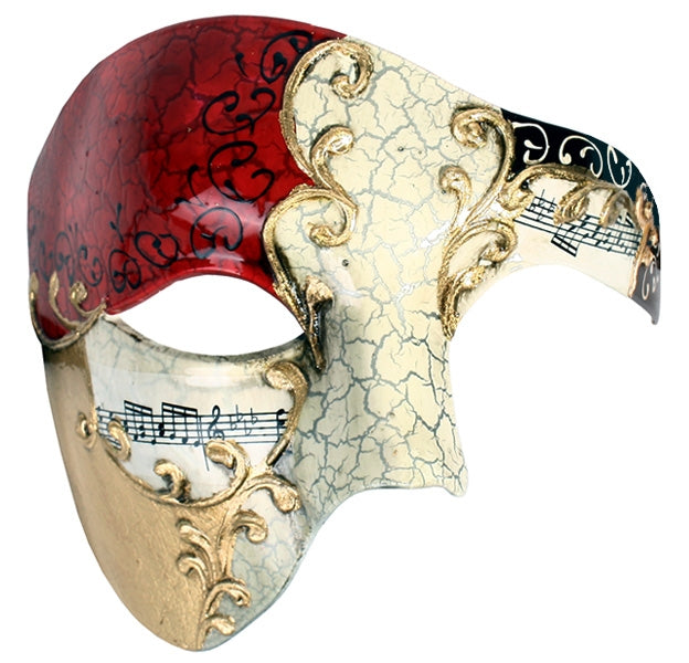 Maestro Red and Gold Eye Mask