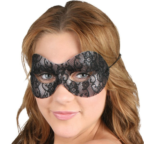 Naomi Black Lace Eye Mask | Buy Online - The Costume Company | Australian & Family Owned 