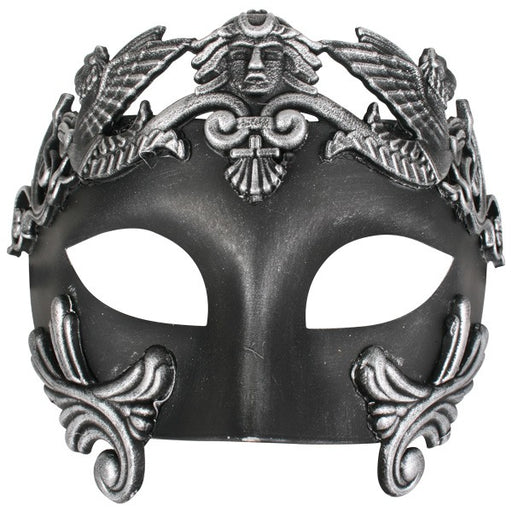Nicholas Roman Silver Mask | Buy Online - The Costume Company | Australian & Family Owned 