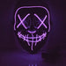 Purple Neon Flashing Mask | Halloween Costumes 