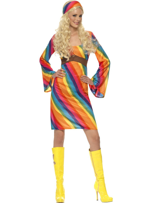 Rainbow Hippie Costume | Buy Online - The Costume Company | Australian & Family Owned 