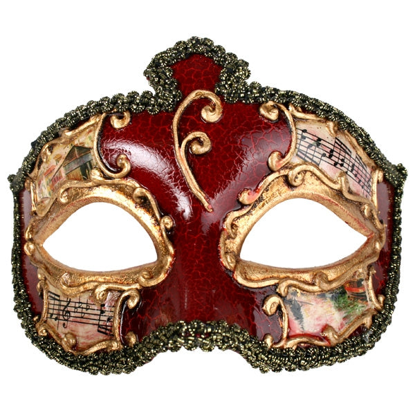 Salvatore Red Eye Mask | Buy Online - The Costume Company | Australian & Family Owned 