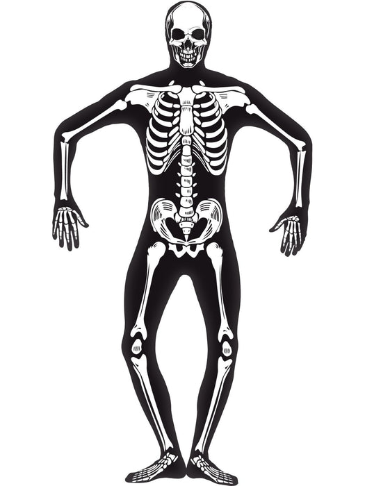 Skeleton Glow Second Skin Glow In The Dark Costume - Buy Online Only