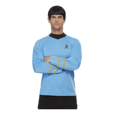 Star Trek Sciences Uniform Shirt | Buy Online - The Costume Company | Australian & Family Owned 