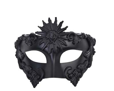 Tesla Black Roman Eye Mask | Buy Online - The Costume Company | Australian & Family Owned 
