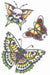 Butterflies Vintage 1960s Tattoo - The Costume Company | Fancy Dress Costumes Hire and Purchase Brisbane and Australia