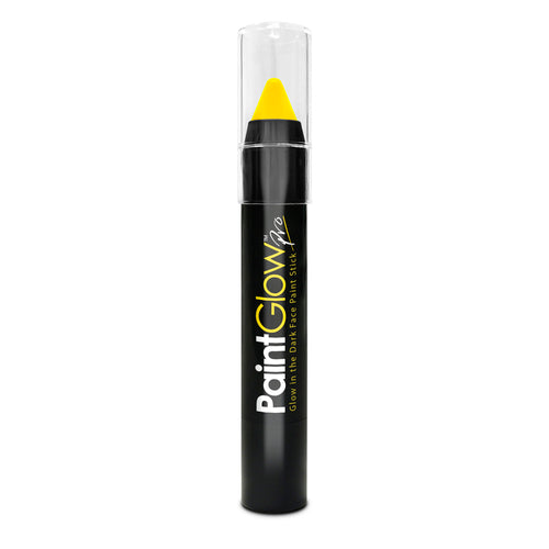 Yellow Paint Stick Glow in the Dark Face Paint Stick