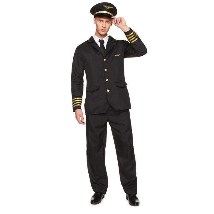 Airline Pilot Costume | Buy Online - The Costume Company | Australian & Family Owned 