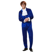 Austin Powers Style Costume + Glasses + Necklace inc 