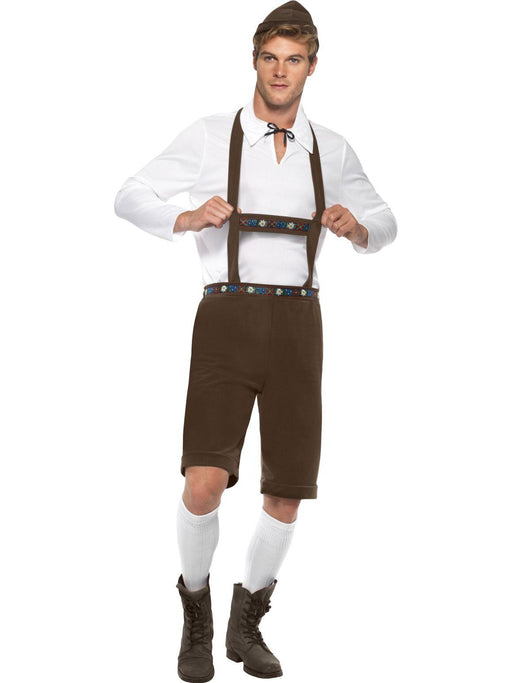 Bavarian Man Costume Brown - Buy Online Only - The Costume Company