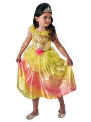 Belle Rainbow Princess Child Costume 