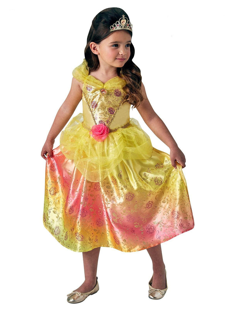 Belle Rainbow Princess Child Costume 