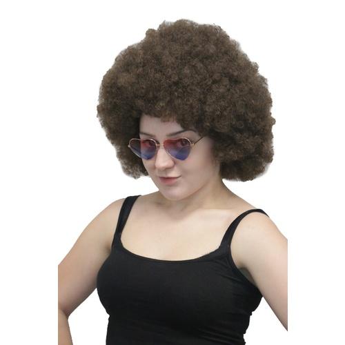 Big Brown Afro Wig - Buy Online - The Costume Company | Australian & Family Owned 