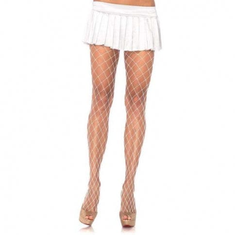 Spandex Diamond White Net Tights | Buy Online - The Costume Company | Australian & Family Owned 