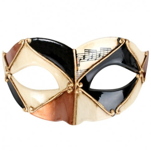 Pietro Gold & Black Eye Mask | Buy Online - The Costume Company | Australian & Family Owned 